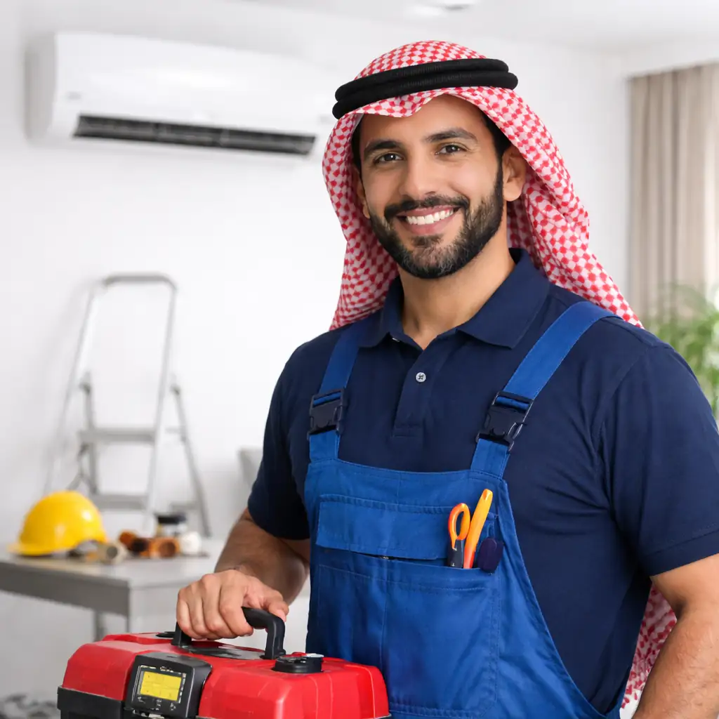 فني نسيمكو للتكييف يقوم بخدمة فك وتركيب مكيفات سبليت داخل الرياض