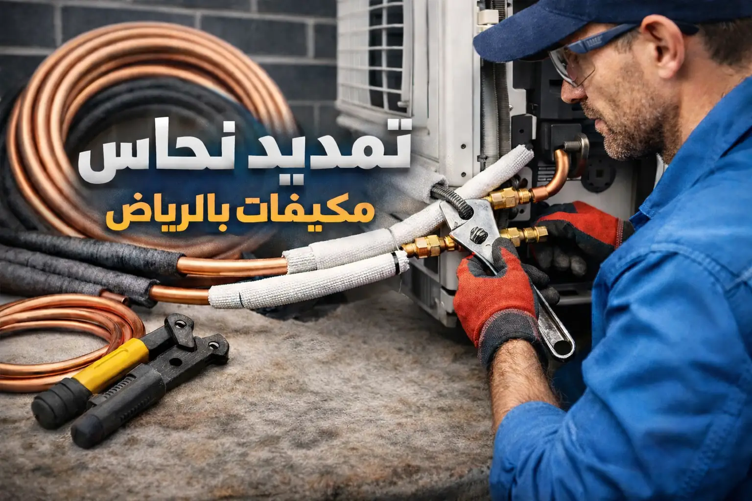 افضل شركة تمديد نحاس بالرياض — نسيمكو للتكييف