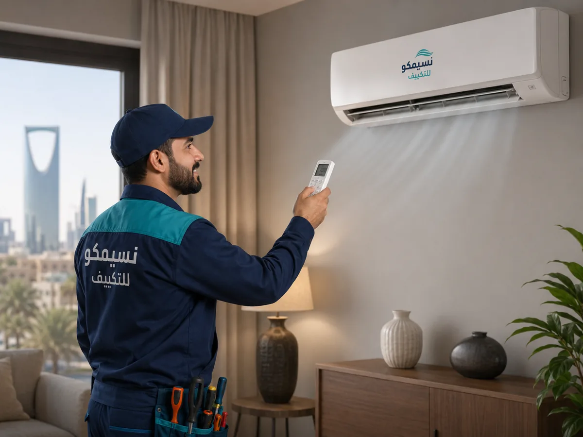 اختبار تشغيل مكيف سبليت بعد الفك والتركيب بالرياض