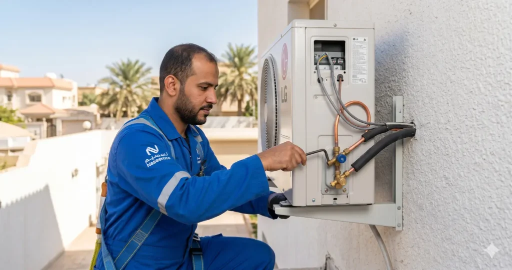 طريقة نقل مكيف سبلت من مكان الى اخر